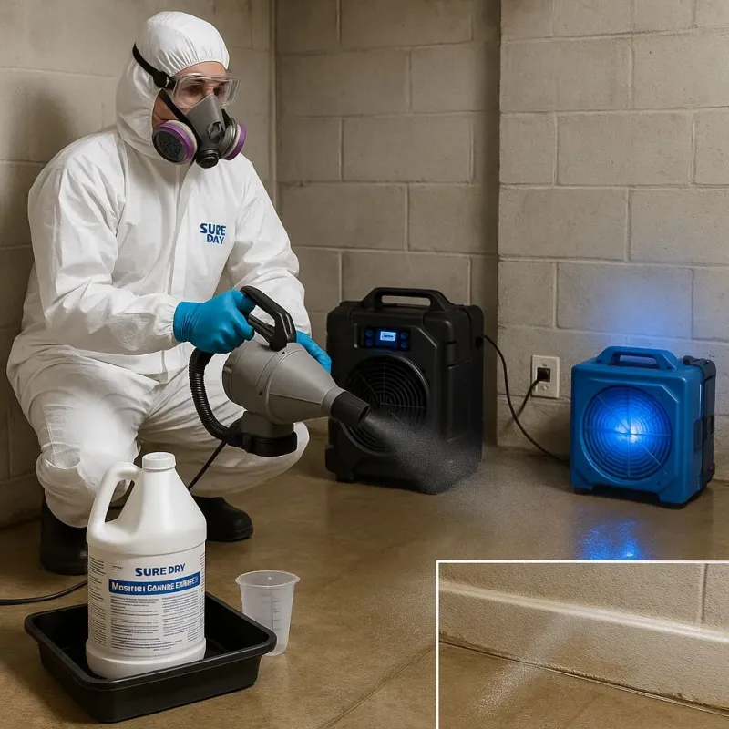 Sanitization and Odor Removal process in Kendall Park, NJ